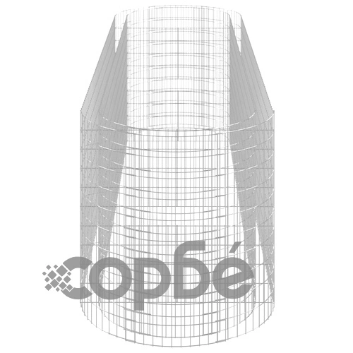 Габион повдигната леха, поцинковано желязо, 400x100x100 cм ➤ топ цена ➤ sorbe.bg