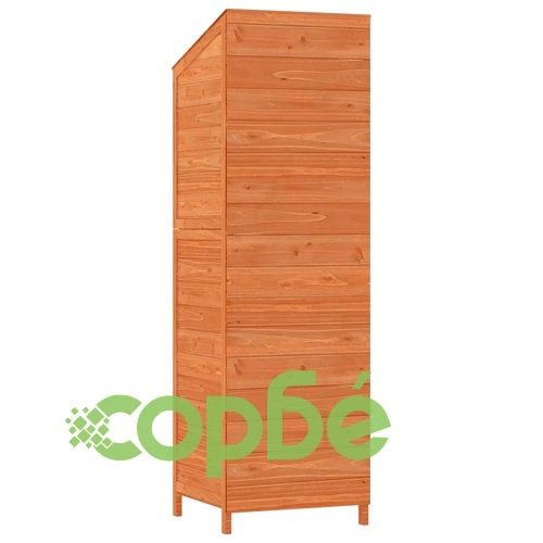 Градинска барака, кафява, 55x52x174,5 см, чамово дърво масив на топ цена от sorbe.bg Градинска барака, кафява, 55x52x174,5 см, чамово дърво масив ➤ топ цена ➤ sorbe.bg