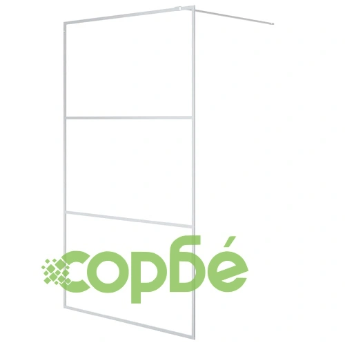 Параван за баня сребрист 115x195 см прозрачно ESG стъкло ➤ топ цена ➤ sorbe.bg