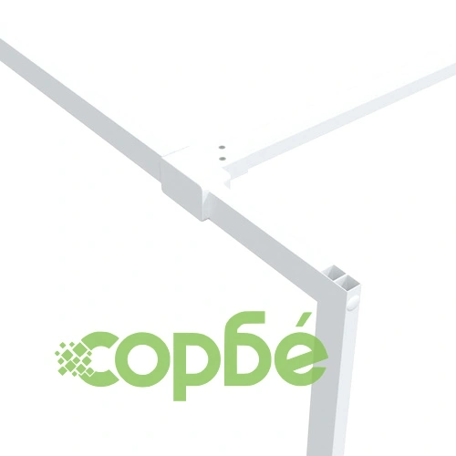 Параван за баня, бял, 140x195 см, прозрачно ESG стъкло ➤ топ цена ➤ sorbe.bg