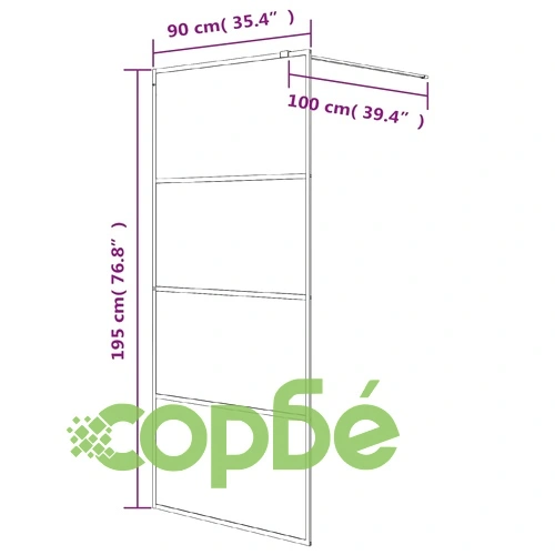 Параван за баня сребрист 90x195 см прозрачно ESG стъкло ➤ топ цена ➤ sorbe.bg