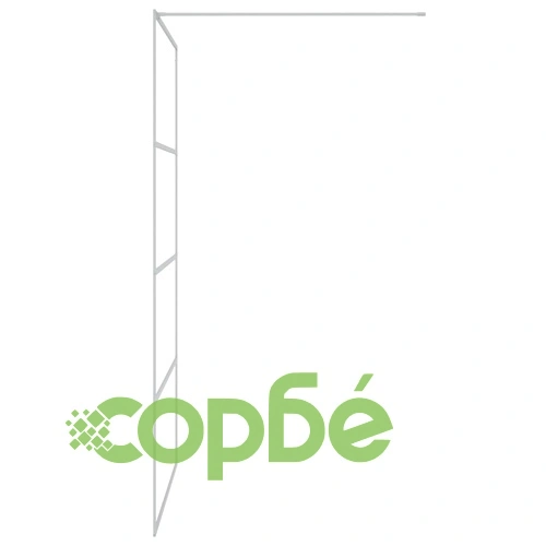 Параван за баня сребрист 115x195 см прозрачно ESG стъкло ➤ топ цена ➤ sorbe.bg