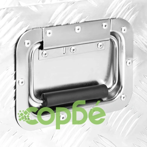 Кутия за съхранение, сребриста, 80x39x30 см, алуминий ➤ топ цена ➤ sorbe.bg