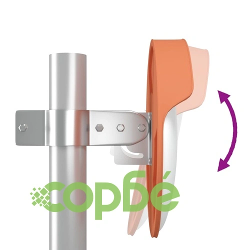 Външно изпъкнало пътно огледало, черно, 30 см, поликарбонат ➤ топ цена ➤ sorbe.bg