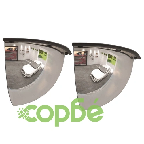 Четвъртити сферични пътни огледала 2 бр 40 см акрил ➤ топ цена ➤ sorbe.bg