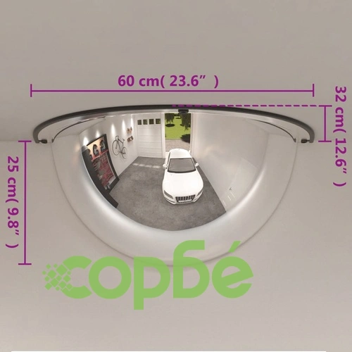 Полусферични пътни огледала 2 бр 60 см акрил ➤ топ цена ➤ sorbe.bg