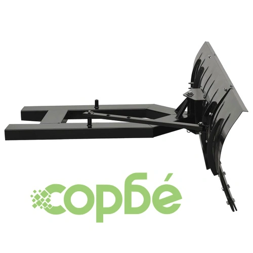 Снежен плуг за мотокар, 200x48 см, черен ➤ топ цена ➤ sorbe.bg