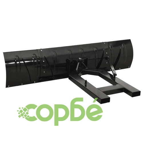 Снежен плуг за мотокар, 200x48 см, черен ➤ топ цена ➤ sorbe.bg