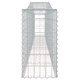 Дъговидна габионна кошница 400x30x60/80 см поцинковано желязо