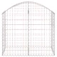 Дъговидна габионна кошница 100x50x80/100 см поцинковано желязо