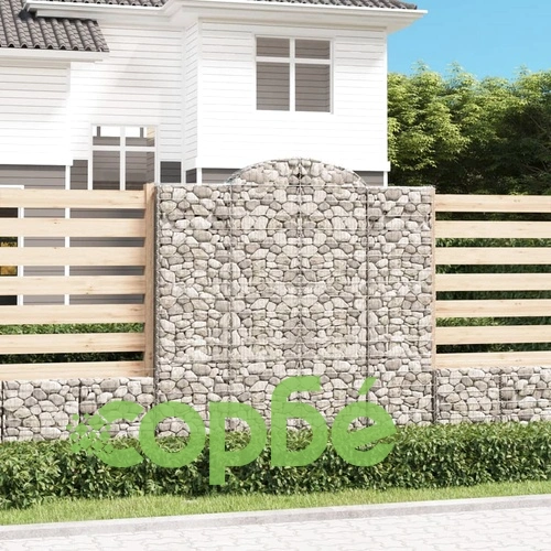 Дъговидна габионна кошница 200x50x200/220 см поцинковано желязо ➤ топ цена ➤ sorbe.bg
