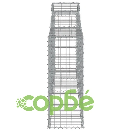 Дъговидна габионна кошница 300x30x80/100 см поцинковано желязо ➤ топ цена ➤ sorbe.bg