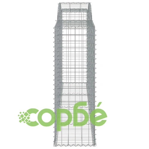 Дъговидна габионна кошница 300x50x140/160 см поцинковано желязо ➤ топ цена ➤ sorbe.bg