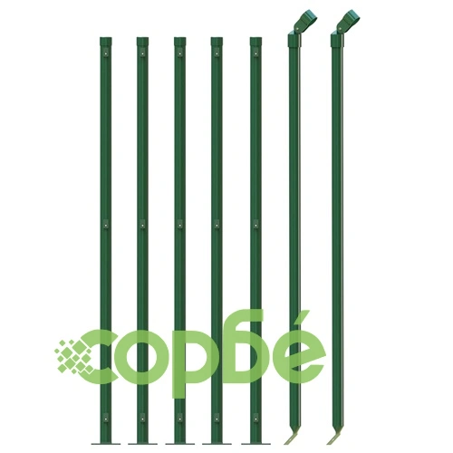 Плетена оградна мрежа с фланец, зелена, 1x10 м ➤ топ цена ➤ sorbe.bg