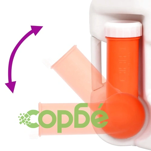 Вградена къмпинг тоалетна бяла 24+17 л HDPE и PP ➤ топ цена ➤ sorbe.bg