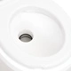 Вградена къмпинг тоалетна бяла 24+17 л HDPE и PP