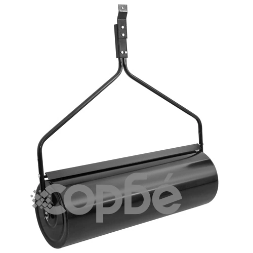 Градински валяк за трева с бутане, черен, 63 л, желязо ➤ топ цена ➤ sorbe.bg