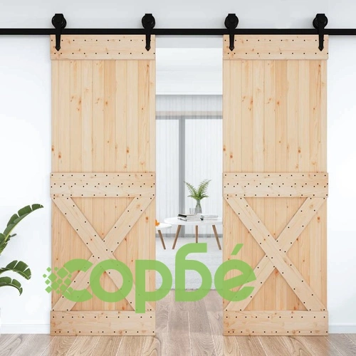 Врата NARVIK 80x210 см масивна дървесина бор ➤ топ цена ➤ sorbe.bg