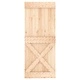 Врата NARVIK 85x210 см масивна дървесина бор
