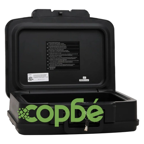 Сейф, черен, 44x37x16,5 см ➤ топ цена ➤ sorbe.bg