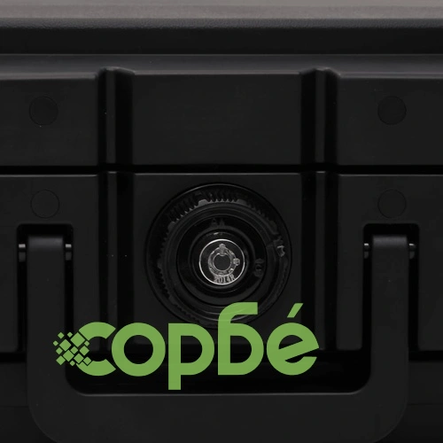 Сейф, черен, 44x37x16,5 см ➤ топ цена ➤ sorbe.bg