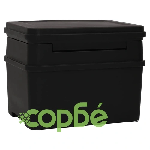 Сейф, черен, 44x37x34 см ➤ топ цена ➤ sorbe.bg