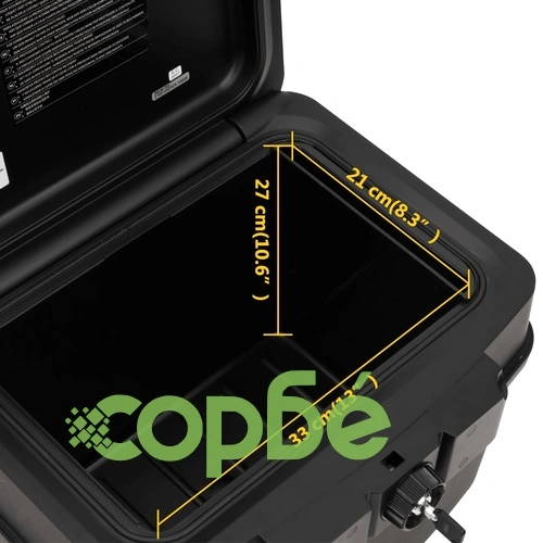 Сейф, черен, 44x37x34 см ➤ топ цена ➤ sorbe.bg