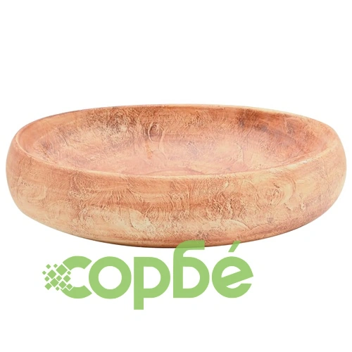 Мивка за плот, кафява, овална, 59x40x15 см, керамика ➤ топ цена ➤ sorbe.bg