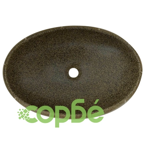 Мивка за плот, многоцветна, овална, 59x40x15 см, керамика ➤ топ цена ➤ sorbe.bg