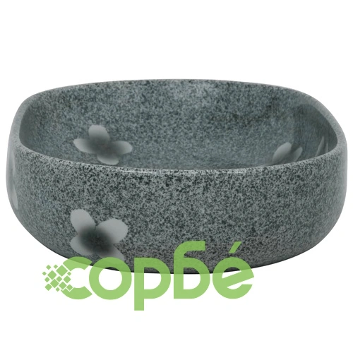 Мивка за плот, синя, овална, 59x40x14 см, керамика ➤ топ цена ➤ sorbe.bg