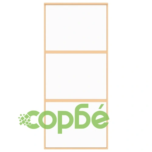 Плъзгаща се врата 90x205 см прозрачно ESG стъкло и алуминий ➤ топ цена ➤ sorbe.bg