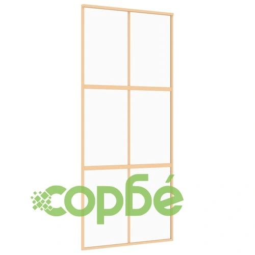 Плъзгаща се врата 90x205 см прозрачно ESG стъкло и алуминий ➤ топ цена ➤ sorbe.bg