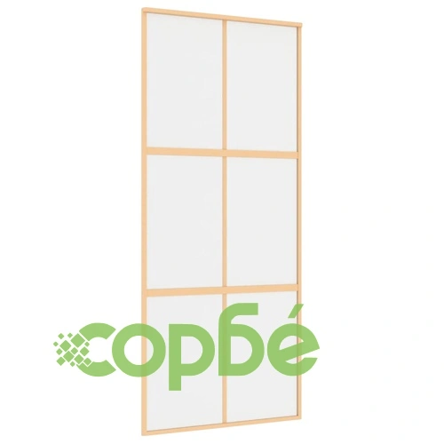 Плъзгаща се врата 90x205 см матирано ESG стъкло и алуминий ➤ топ цена ➤ sorbe.bg