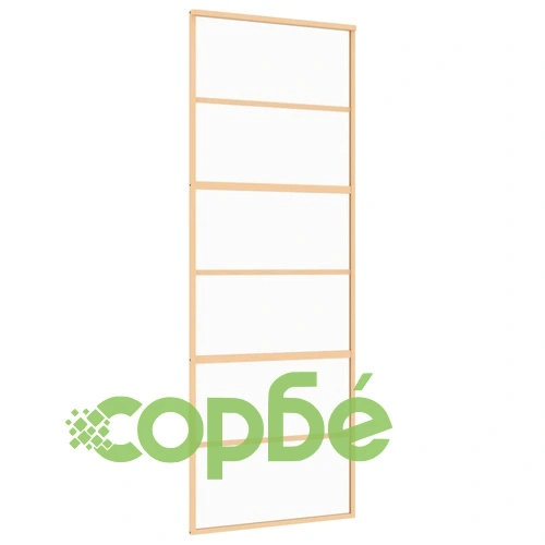 Плъзгаща се врата 76x205 см прозрачно ESG стъкло и алуминий ➤ топ цена ➤ sorbe.bg