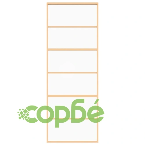 Плъзгаща се врата 76x205 см прозрачно ESG стъкло и алуминий ➤ топ цена ➤ sorbe.bg