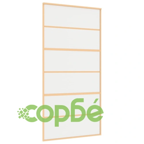 Плъзгаща се врата 102,5x205 см матирано ESG стъкло и алуминий ➤ топ цена ➤ sorbe.bg