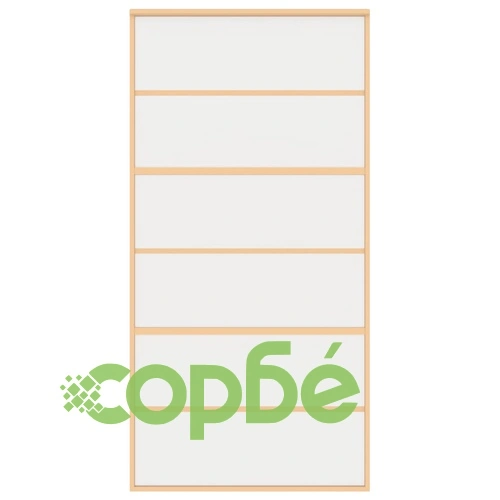 Плъзгаща се врата 102,5x205 см матирано ESG стъкло и алуминий ➤ топ цена ➤ sorbe.bg