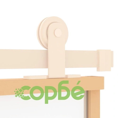 Плъзгаща се врата 102,5x205 см матирано ESG стъкло и алуминий ➤ топ цена ➤ sorbe.bg