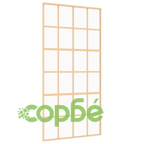 Плъзгаща се врата 102,5x205 см прозрачно ESG стъкло и алуминий ➤ топ цена ➤ sorbe.bg