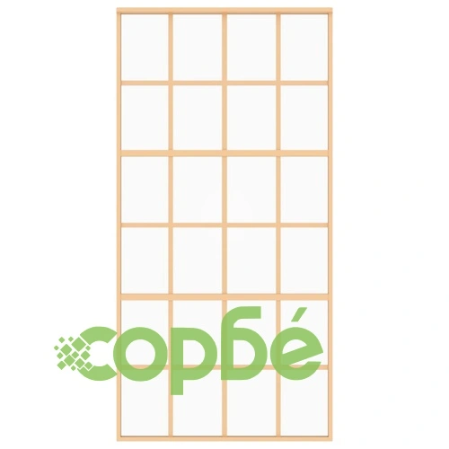 Плъзгаща се врата 102,5x205 см прозрачно ESG стъкло и алуминий ➤ топ цена ➤ sorbe.bg