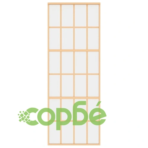 Плъзгаща се врата 76x205 см матирано ESG стъкло и алуминий ➤ топ цена ➤ sorbe.bg