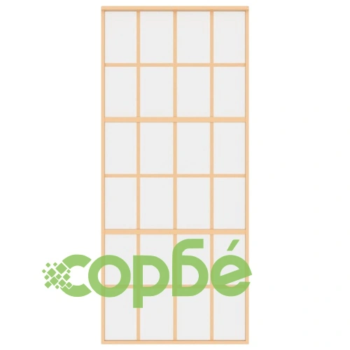 Плъзгаща се врата 90x205 см матирано ESG стъкло и алуминий ➤ топ цена ➤ sorbe.bg