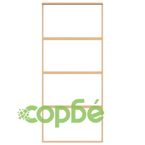 Плъзгаща се врата 90x205 см прозрачно ESG стъкло и алуминий ➤ топ цена ➤ sorbe.bg