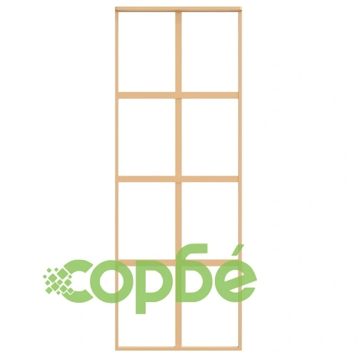 Плъзгаща се врата 76x205 см прозрачно ESG стъкло и алуминий ➤ топ цена ➤ sorbe.bg