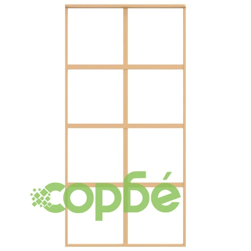 Плъзгаща се врата 102,5x205 см прозрачно ESG стъкло и алуминий ➤ топ цена ➤ sorbe.bg