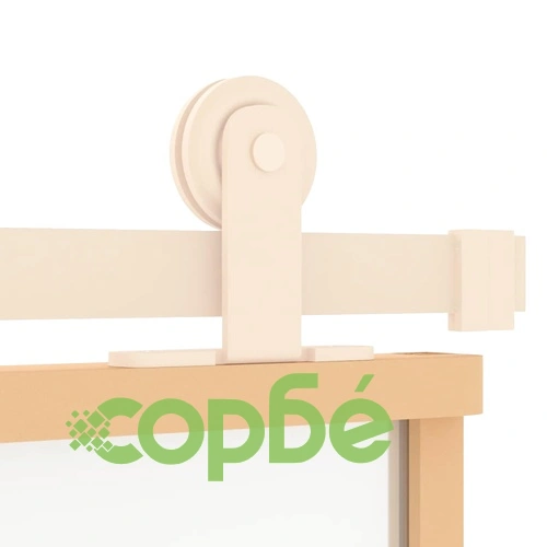 Плъзгаща се врата 102,5x205 см матирано ESG стъкло и алуминий ➤ топ цена ➤ sorbe.bg