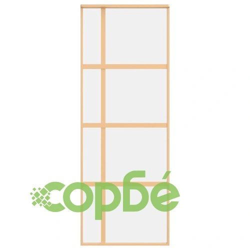 Плъзгаща се врата 76x205 см матирано ESG стъкло и алуминий ➤ топ цена ➤ sorbe.bg