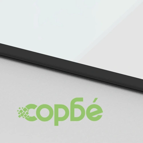 Плъзгаща се врата черна 102,5x205 см закалено стъкло и алуминий ➤ топ цена ➤ sorbe.bg