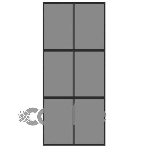 Плъзгаща се врата, черна, 90x205 см, закалено стъкло и алуминий ➤ топ цена ➤ sorbe.bg