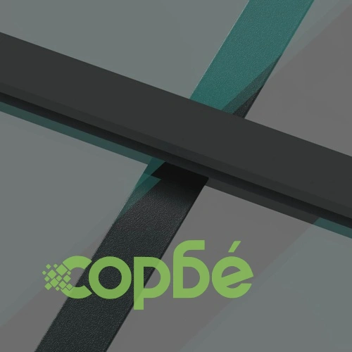 Плъзгаща се врата черна 102,5x205 см закалено стъкло и алуминий ➤ топ цена ➤ sorbe.bg